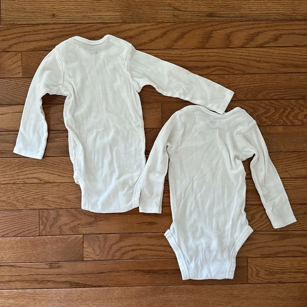👶🏻 Carter’s Gerber Cat & Jack Onesies 12 months white pink bundle lot baby euc